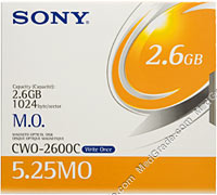 Sony 2.6 GB MO Disk WORM